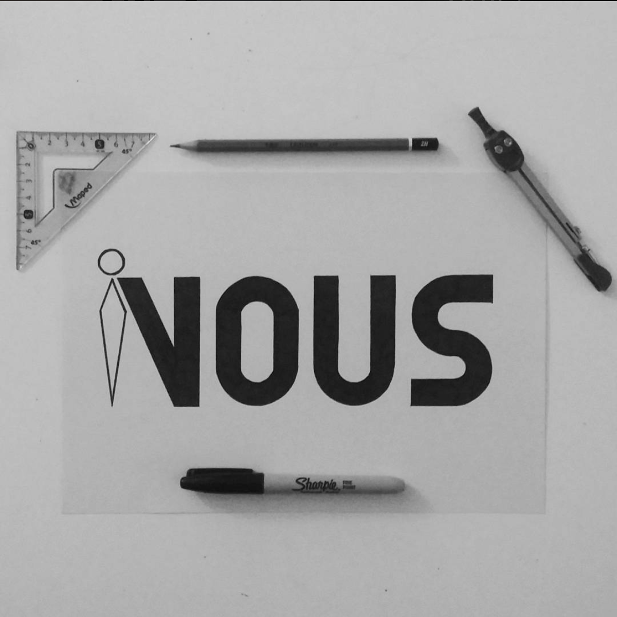 Calligraphie vous, nous